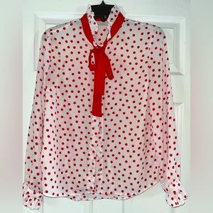Pretty Polka Dot Blouse
